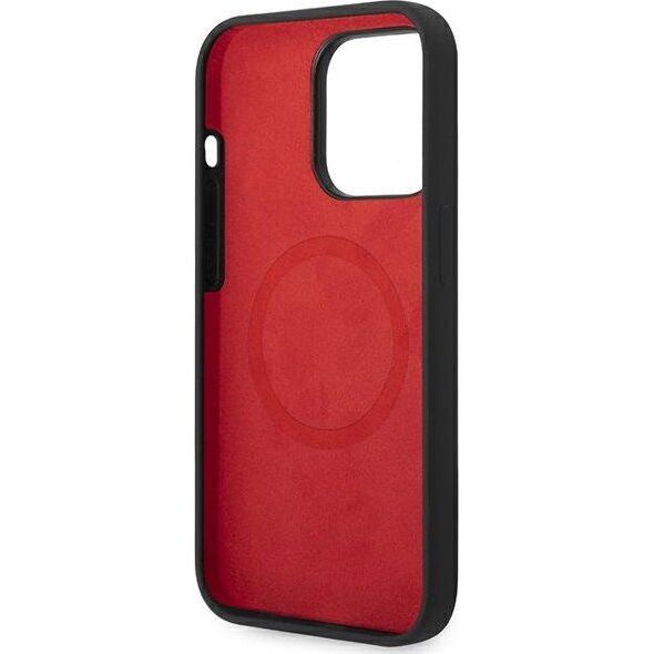 Ferrari Ferrari FESSIHMP14XBK iPhone 14 Pro Max 6,7" czarny/black hardcase Silicone Metal Logo Magsafe NoSize