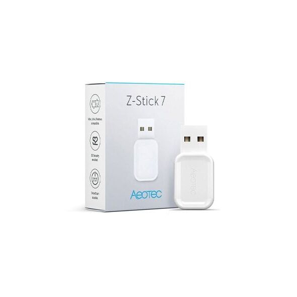 Aeotec Z-Stick 7, Wired, Wireless, Z-Wave, 868.42 MHz, 150 m, White