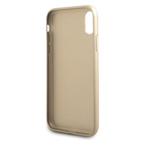 Guess Guess GUHCI65IGLGO iPhone Xs Max gold /złoty hard case Iridescent