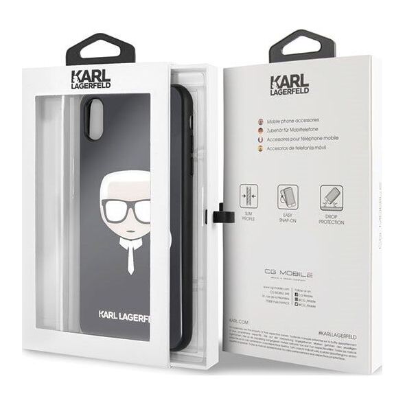 Karl Lagerfeld Etui KLHCI65DLHBK iPhone XS Max czarne