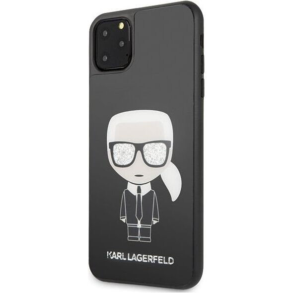 Karl Lagerfeld Karl Lagerfeld KLHCN65DLFKBK iPhone 11 Pro Max czarny/black hard case Iconic Karl Glitter
