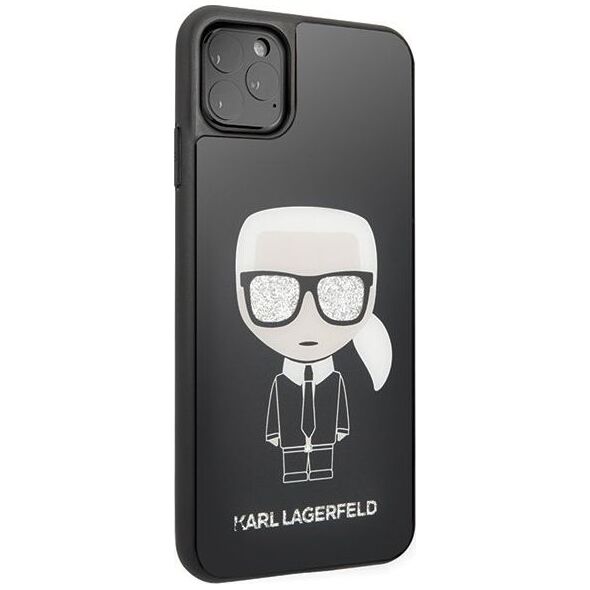 Karl Lagerfeld Karl Lagerfeld KLHCN65DLFKBK iPhone 11 Pro Max czarny/black hard case Iconic Karl Glitter