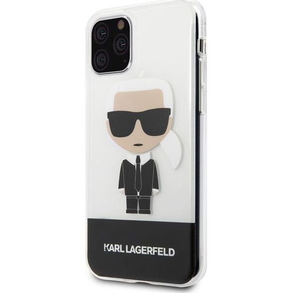 Karl Lagerfeld Karl Lagerfeld iPhone 11 Pro KLHCN58TPUTRIC przeźroczysty hard case Iconic Karl