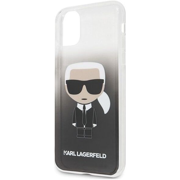 Karl Lagerfeld Karl Lagerfeld iPhone 11 Pro Max KLHCN65TRDFKBK czarny hard case Gradient Iconic Karl