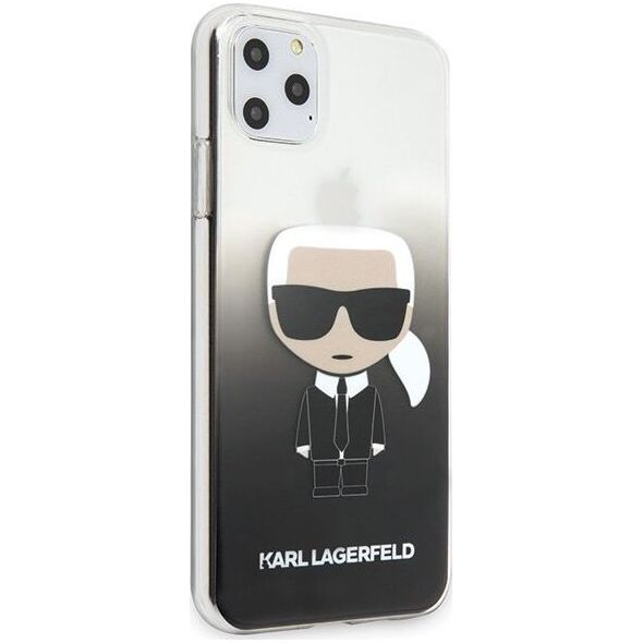 Karl Lagerfeld Karl Lagerfeld iPhone 11 Pro Max KLHCN65TRDFKBK czarny hard case Gradient Iconic Karl