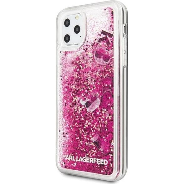 Karl Lagerfeld Karl Lagerfeld KLHCN65ROPI iPhone 11 Pro Max różowo-złoty/rosegold hard case Glitter