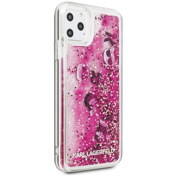 Karl Lagerfeld Karl Lagerfeld KLHCN65ROPI iPhone 11 Pro Max różowo-złoty/rosegold hard case Glitter