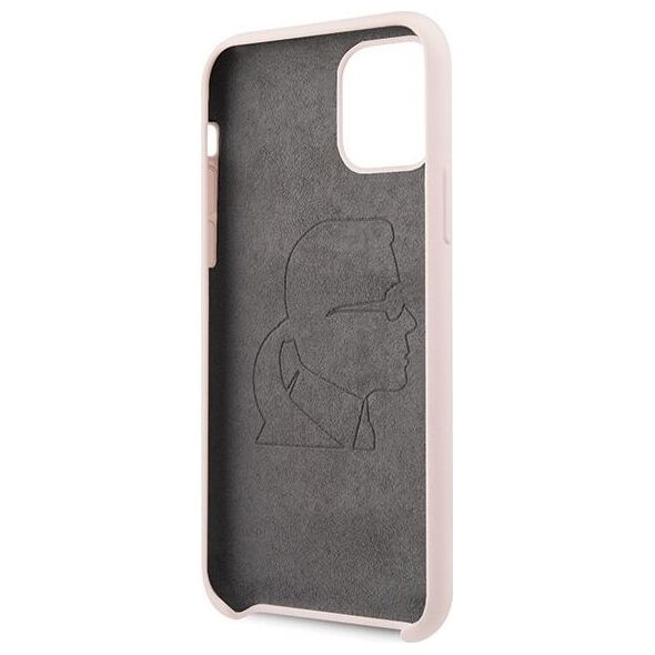 Karl Lagerfeld Karl Lagerfeld KLHCN58SLFKPI iPhone 11 Pro hardcase jasnoróżowy/light pink Silicone Iconic uniwersalny