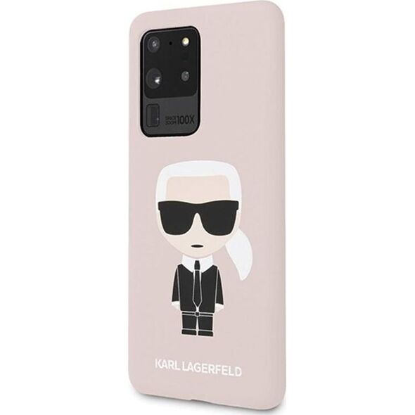 Karl Lagerfeld Karl Lagerfeld Fullbody Silicone Iconic - Etui Samsung Galaxy S20 Ultra (Pink) uniwersalny