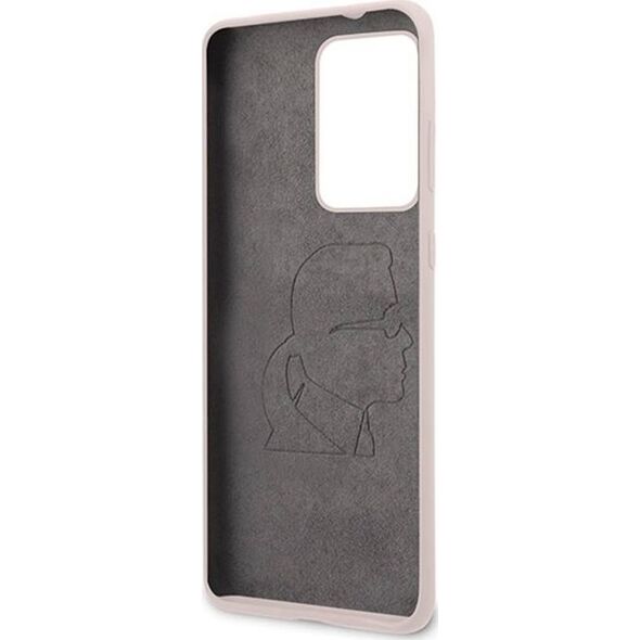 Karl Lagerfeld Karl Lagerfeld Fullbody Silicone Iconic - Etui Samsung Galaxy S20 Ultra (Pink) uniwersalny