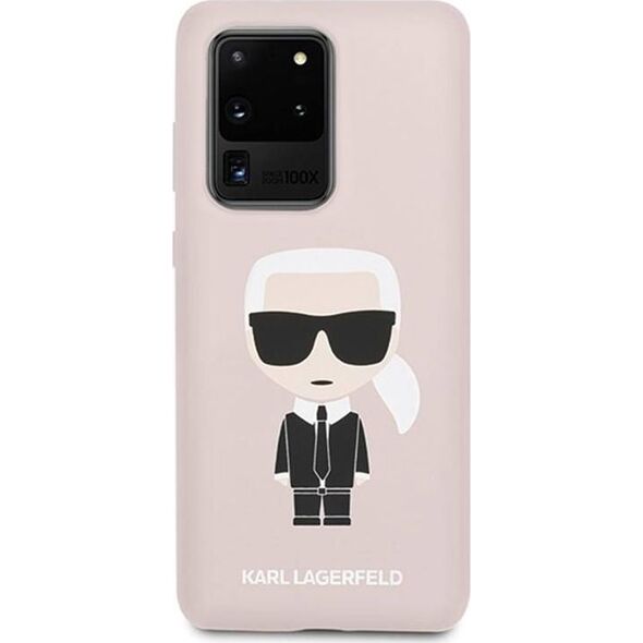 Karl Lagerfeld Karl Lagerfeld Fullbody Silicone Iconic - Etui Samsung Galaxy S20 Ultra (Pink) uniwersalny
