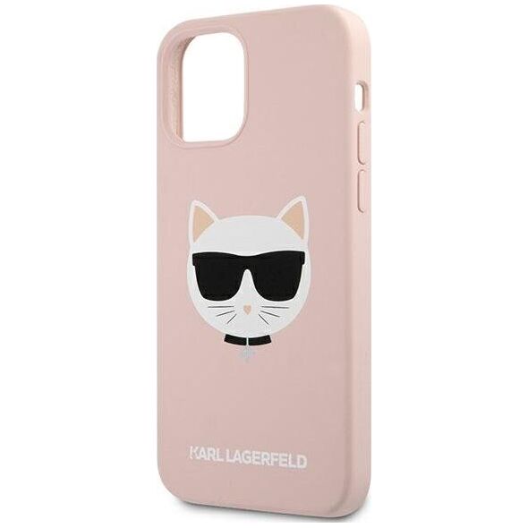 Karl Lagerfeld Karl Lagerfeld KLHCP12SSLCHLP iPhone 12 mini 5,4" hardcase jasno różowy/light pink Silicone Choupette