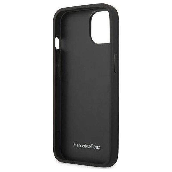 Mercedes Mercedes MEHCP13SCDOBK iPhone 13 mini 5,4" czarny/black hardcase Leather Perforated Area