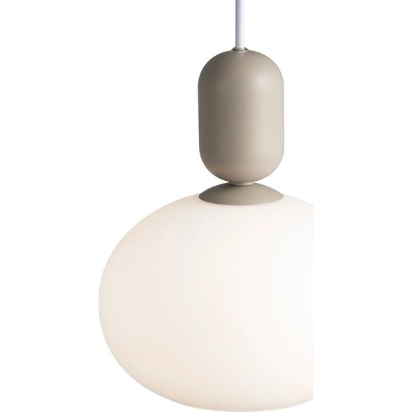 Lampa wisząca Nordlux Wisząca lampa Notti 2011003010 Nordlux opalowe szkło kulista biała