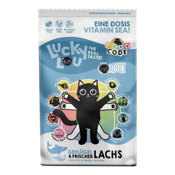 Lucky Lou Lucky Lou Karma Dla Kota Drób Łosoś 750g