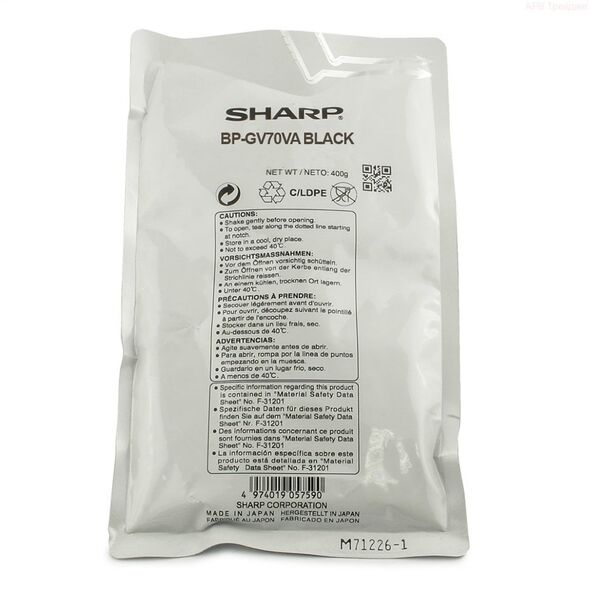 Sharp Developer Black BPGV70BA