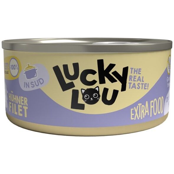 Lucky Lou Extrafood Kurczak w bulionie puszka 70g
