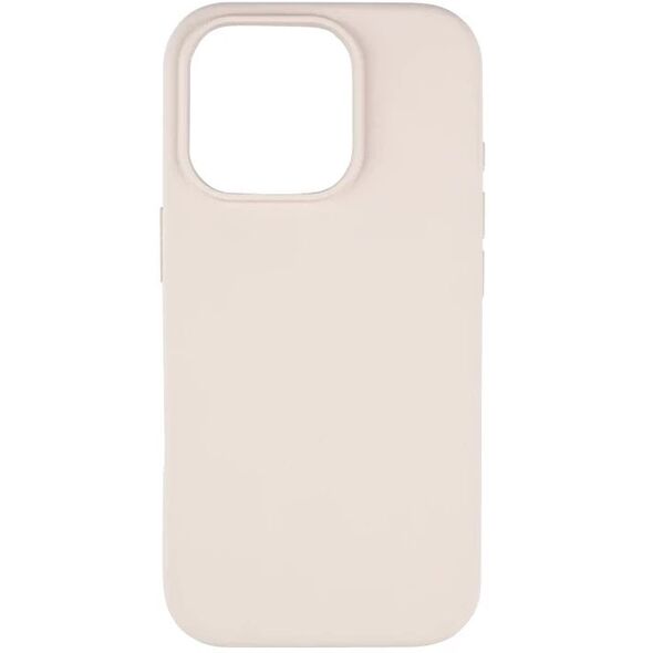 Pomologic CoverCase - προστατευτική θήκη σιλικόνης για iPhone 16 Pro συμβατή με MagSafe (ivory)
