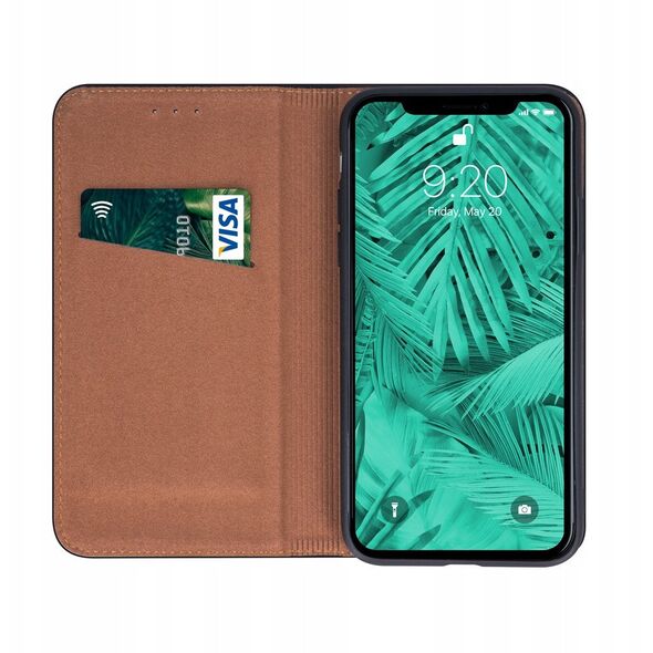 Kabura SMART PRO Book skórzana do IPHONE 17 Pro czarny