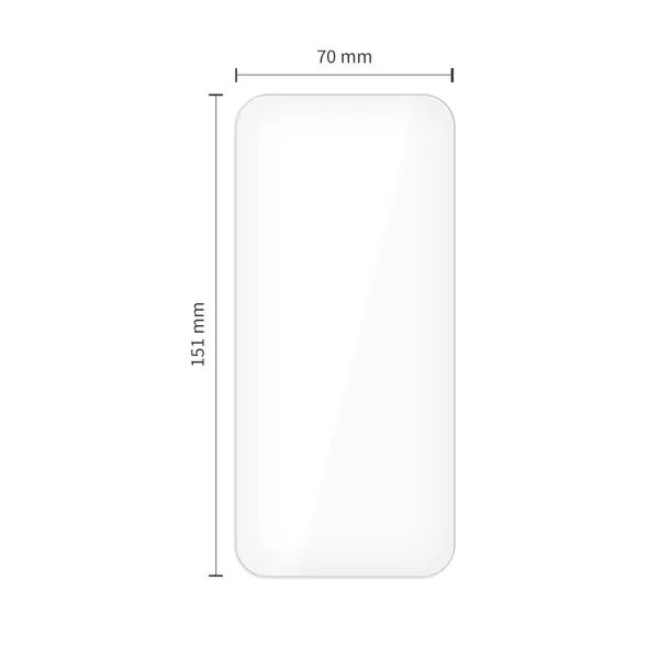 Szkło hartowane Tech-Protect Glass Fit+ do Apple iPhone 17 Air Clear [2 PACK]