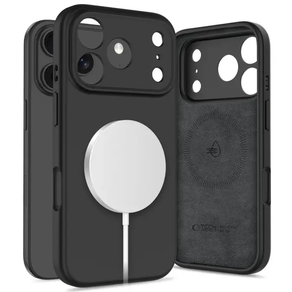 Etui Tech-Protect Silicone MagSafe do Apple iPhone 17 Pro Max Black