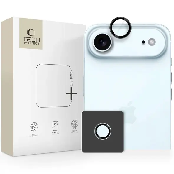 Osłona aparatu Tech-Protect Camring Fit+ do Apple iPhone 17 Air Black