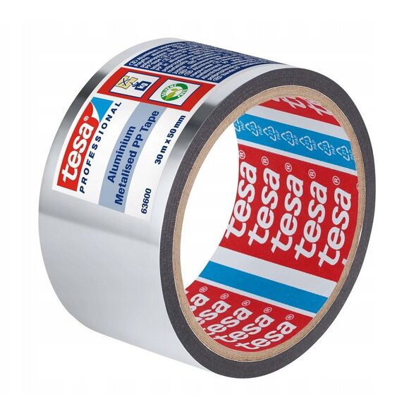 TAŚMA ALUMINIOWA ALUMINIUM-METALISED-PP/TAPE TESA