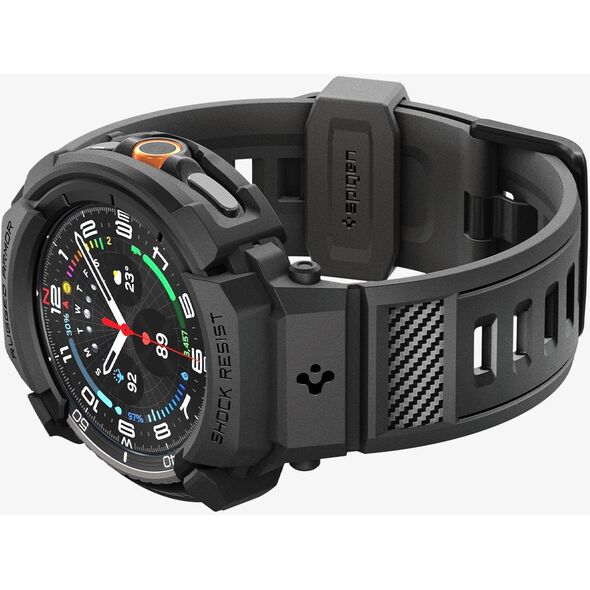 Etui Spigen Rugged Armor Pro do Samsung Galaxy Watch 8 Classic 46mm Matte Black