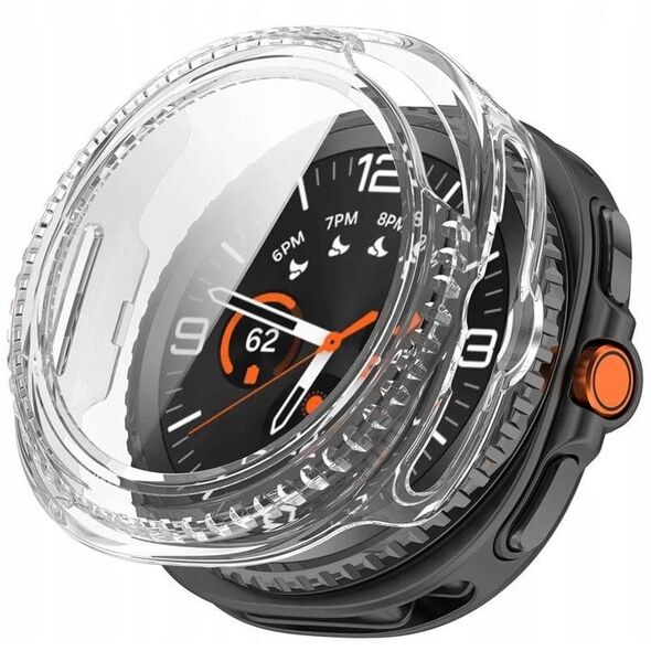 Etui z szybką Tech-Protect Defense do Samsung Galaxy Watch 8 Classic 46mm Clear