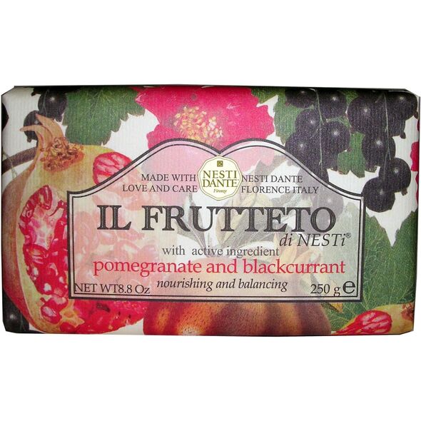 Nesti Dante Il Frutteto Pomegranate And Blackcurrant mydło toaletowe 250g