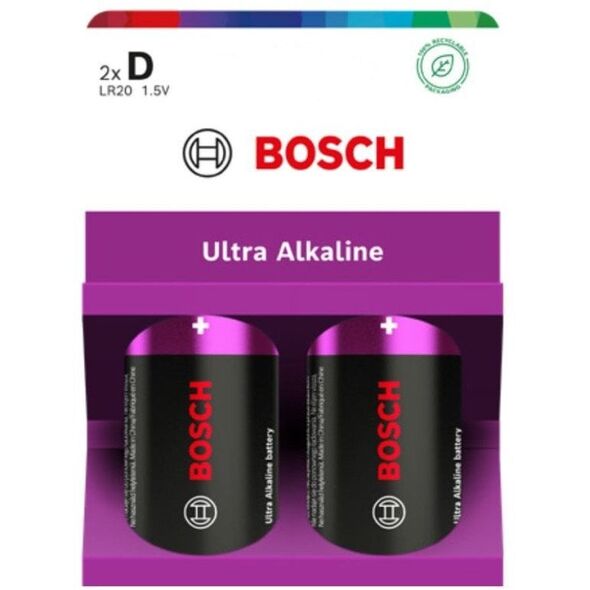 ΜΠΑΤΑΡΙΑ BOSCH 2ΤΜΧ D ULTRA ΑΛΚΑΛΙΚΗ LR20UA2B/00