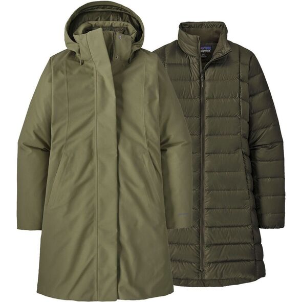 Kurtka 3w1 damska Patagonia Tres 3-in-1 Parka - pine needle green