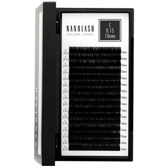 Zestaw sztuczne rzęsy Nanolash VOLUME LASHES Doczepy 10 mm