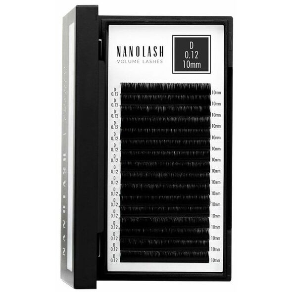 Zestaw sztuczne rzęsy Nanolash VOLUME LASHES Doczepy 10 mm