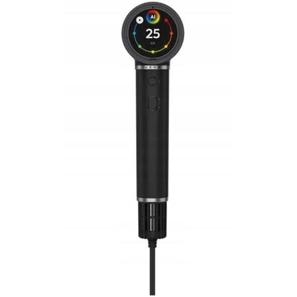 AENO HD5 Suszarka do włosów AI LCD dotykowy Czujnik 110000 RPM 67dB 1500 W Czarna
