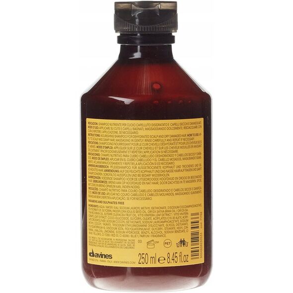 Davines Davines Nourishing Szampon nawilżający do suchych i odwodnionych włosów 250 ml - 0000018892