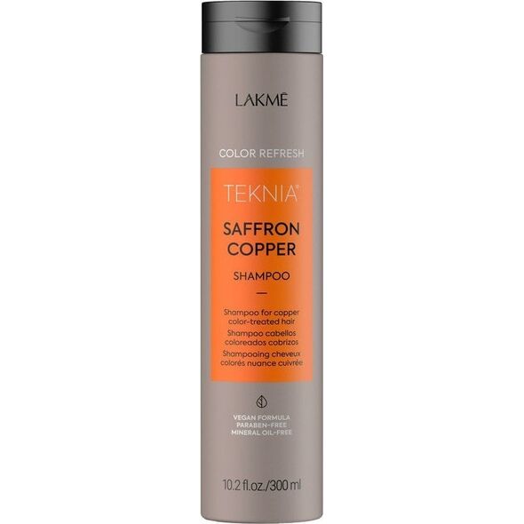 Lakme Teknia Saffron Copper Shampoo Refresh szampon odświeżający kolor do włosów miedzianych 300ml