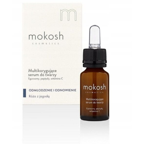 MOKOSH_Multikorygujące serum do twarzy Egzosomy, Peptydy, Witamina C 12ml