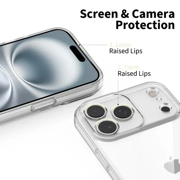 Etui Tech-Protect FlexAir do Apple iPhone 17 Pro Clear