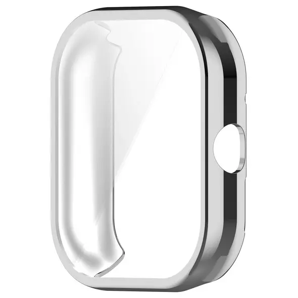 Etui z osłoną ekranu Bizon Case Watch Felipe do Xiaomi Redmi Watch 4 srebrne