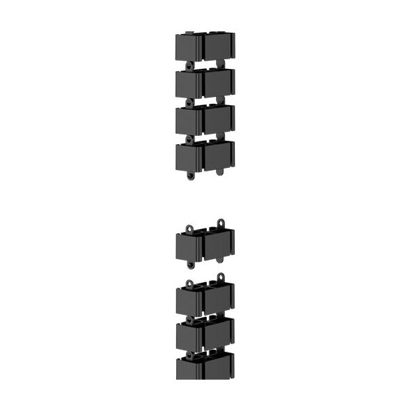 Fellowes Kabelwirbelsäule 128,8x12,9cm magnetisch schwarz