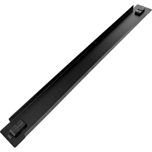 Zaślepka 1U 19", metalowa, szybki montaż na klipsy, czarny ALANTEC