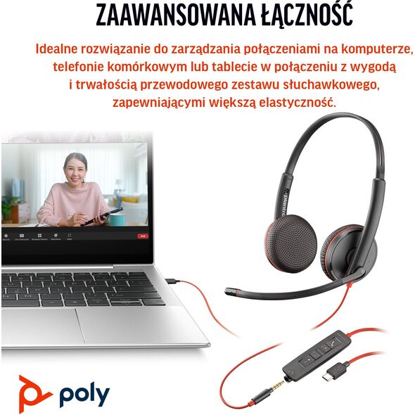 Blackwire 3225 Stereo USB-C