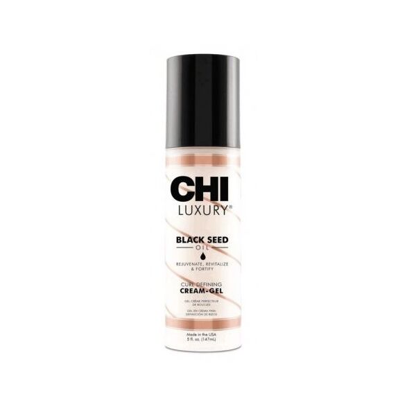 Chi Luxury Krem do stylizacji włosów kręconych i falowanych Black Seed Oil Cream Gel 147ml