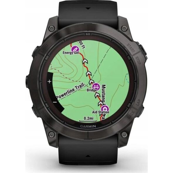 Zegarek sportowy Garmin fenix 7X Pro Sapphire Solar Czarny  (010-02778-11)
