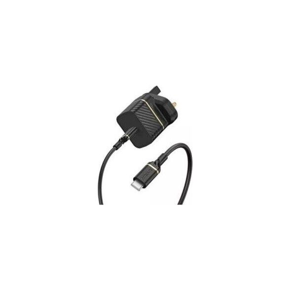 Ładowarka sieciowa Otterbox UK Wall Charger USB-C 20W + kabel USB-C/USB-C czarny/black