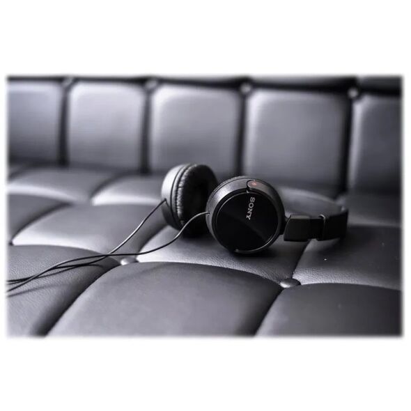Sulankstomos ausinės Sony MDR-ZX110AP juodos su mikrofonu