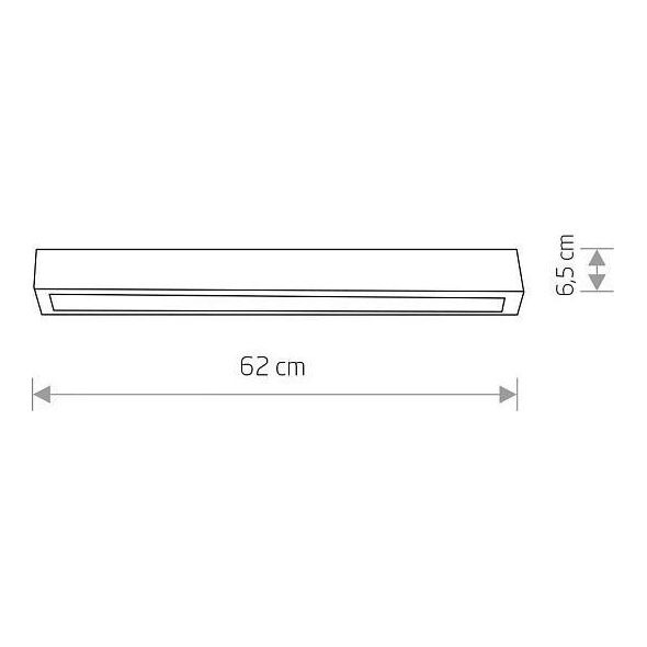 Lampa sufitowa Nowodvorski Sufitowa belka gabinetowa STRAIGHT CEILING 7597 czarny plafon