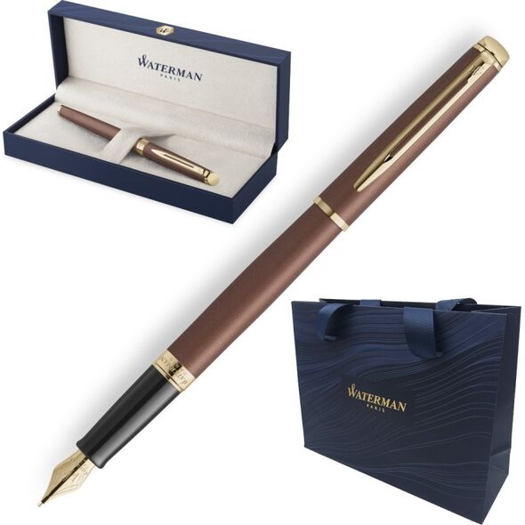 Pióro Wieczne Waterman Hemisphere Copper Red GT 2217947 Etui + Torebka