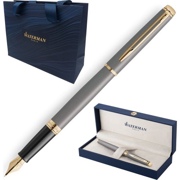 Pióro Wieczne Waterman Hemisphere Stone Grey GT 2217943 Etui + Torebka